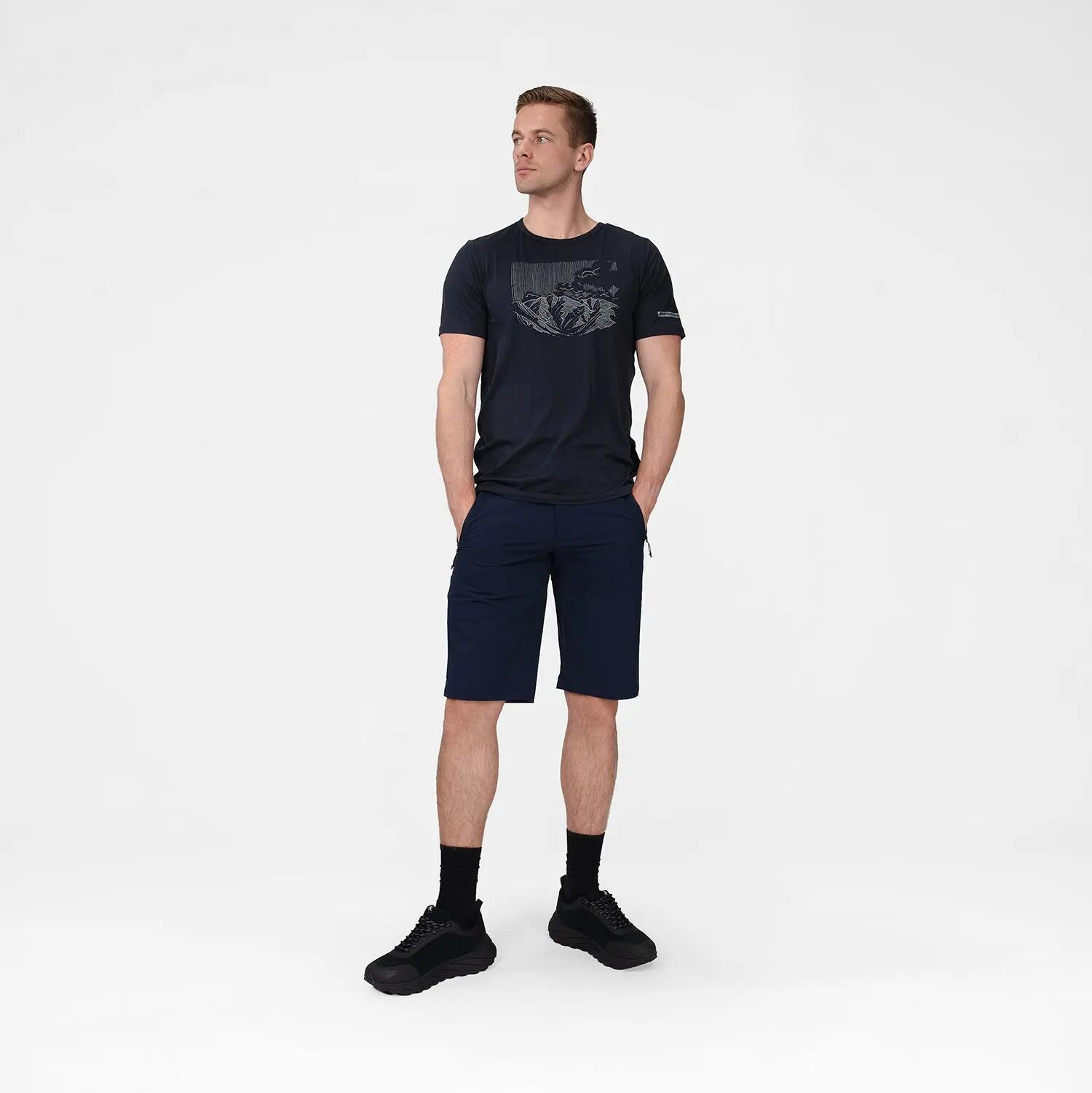 Pánské merino turistické tričko - JIMEN 4/5