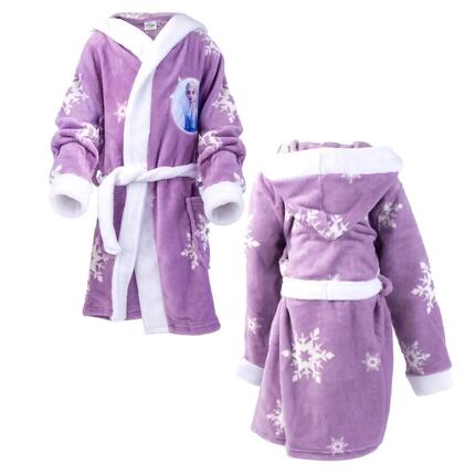 Bademantel Kinder Minnie Coral Fleece mit Gürtel und Taschen Rot