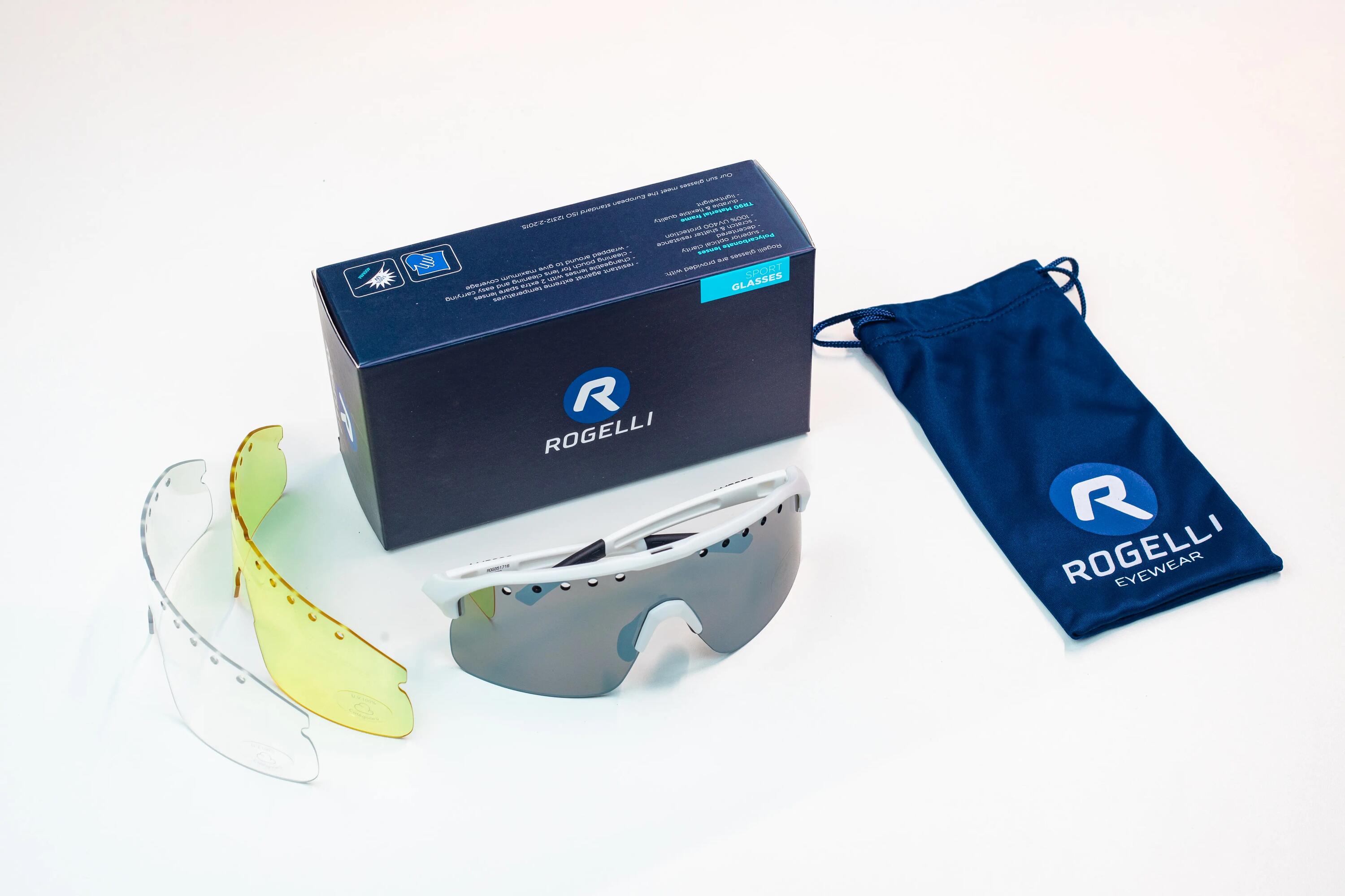 Okulary sportowe unisex Rogelli Ventro polaryzacyjne 4/6