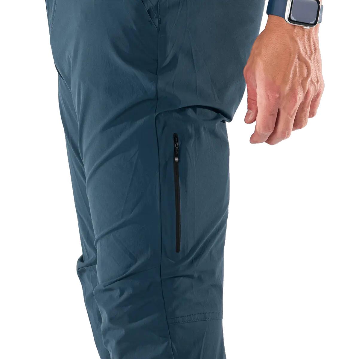 Pánské turistické kalhoty lehké 4-Way Stretch vodoodpudivé OCTAVIO 9/11