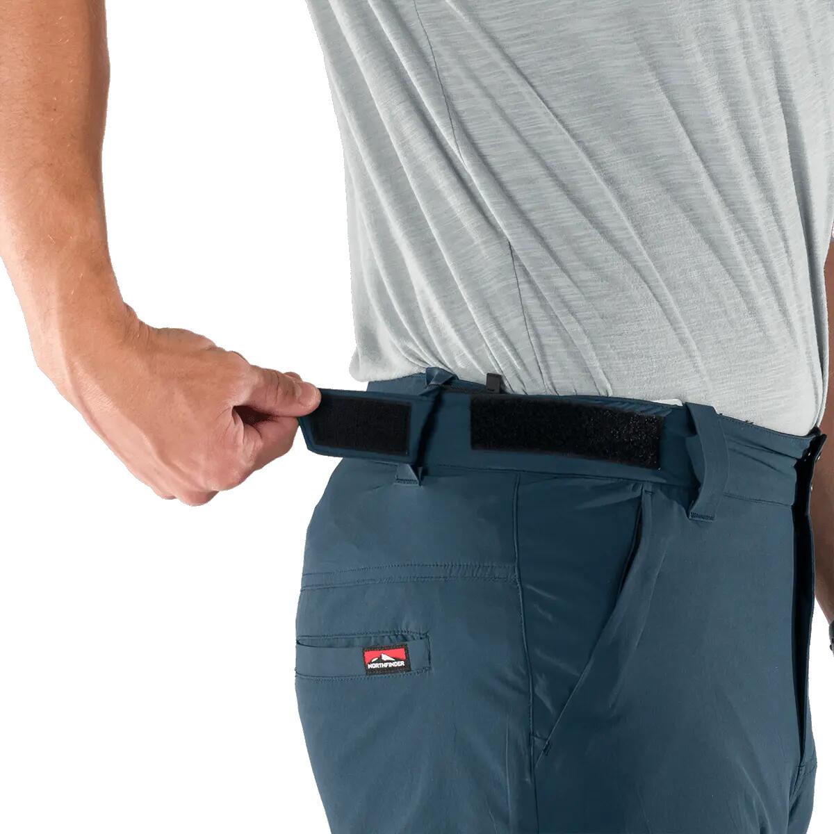Pánské turistické kalhoty lehké 4-Way Stretch vodoodpudivé OCTAVIO 7/11