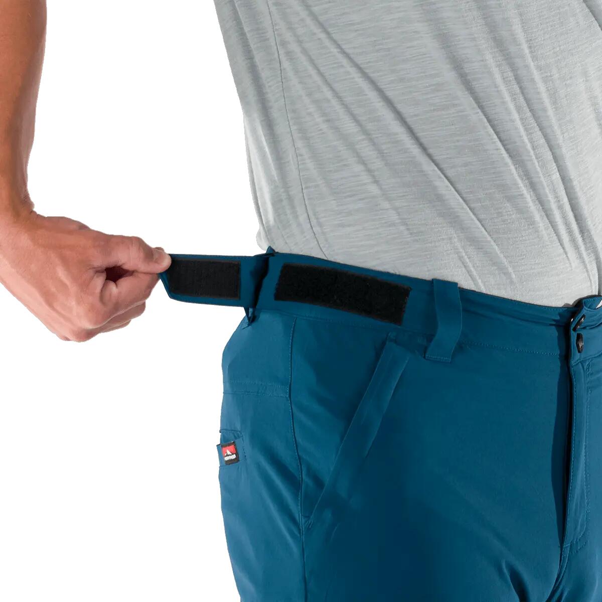 Pánské turistické kalhoty lehké 4-Way Stretch vodoodpudivé OCTAVIO 7/10