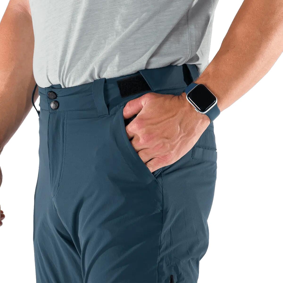 Pánské turistické kalhoty lehké 4-Way Stretch vodoodpudivé OCTAVIO 6/11