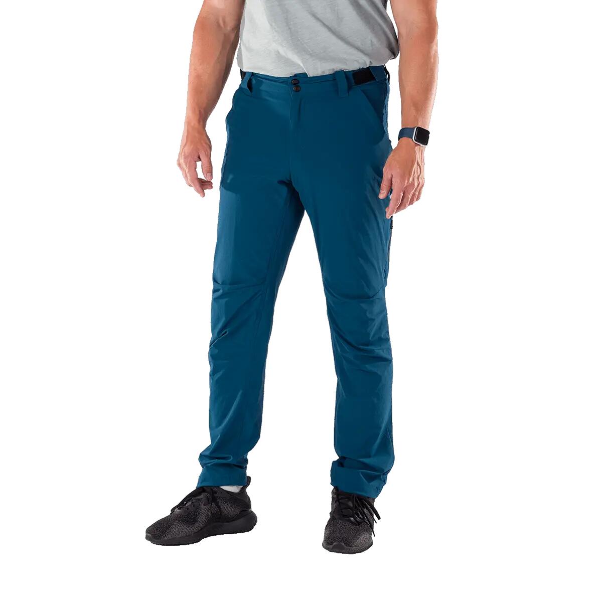 Pánské turistické kalhoty lehké 4-Way Stretch vodoodpudivé OCTAVIO 5/10