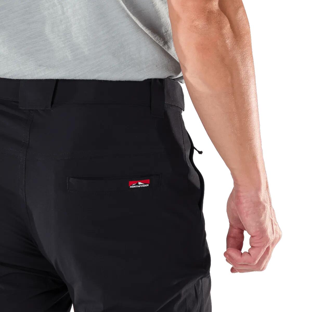 Pánské turistické kalhoty lehké 4-Way Stretch vodoodpudivé OCTAVIO 8/10