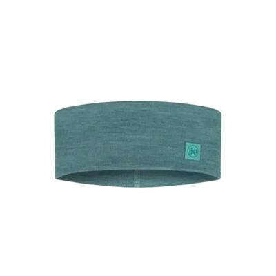 Brede hoofdband van merinowol voor dames buff solid