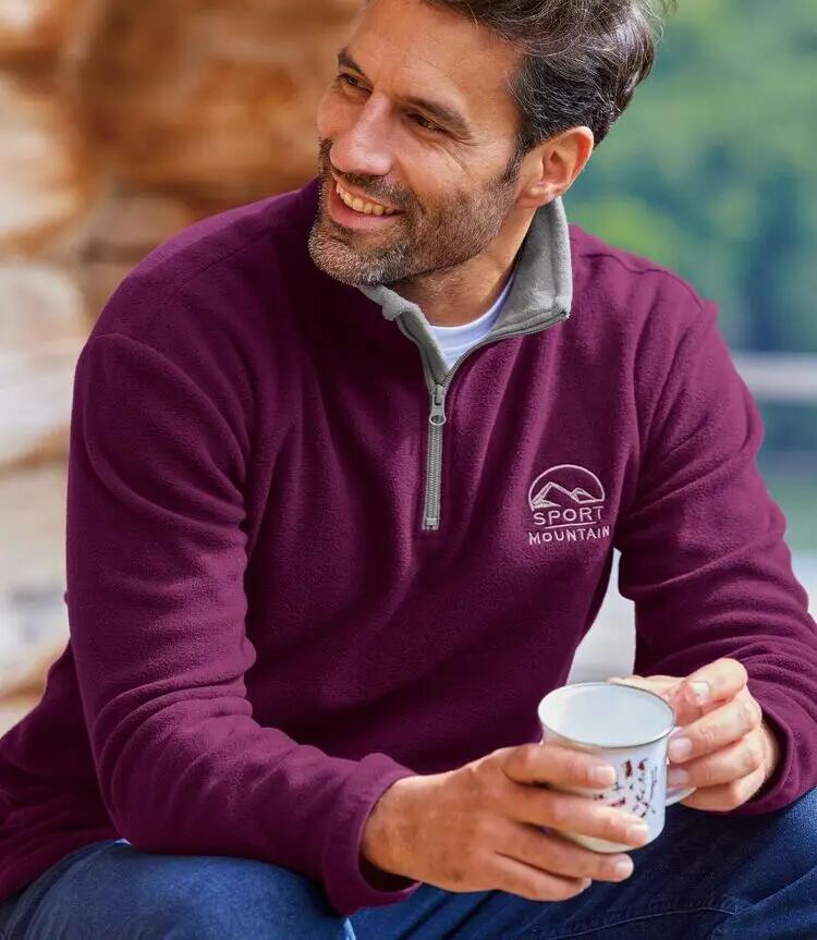 2er-Pack praktische Microfleece-Pullover 2/6