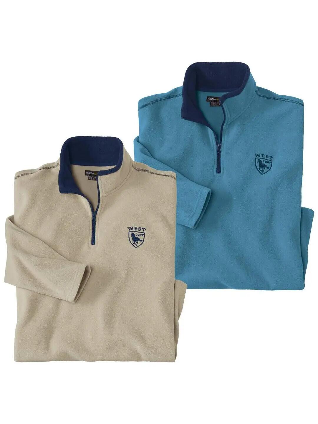 2er-Pack Microfleece-Pullover West Corp 1/8