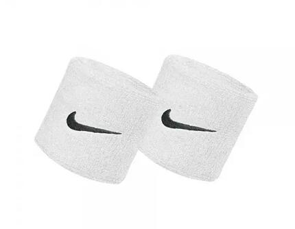 NN04402" Armband 2erPack Swoosh für HerrenDamen Unisex Damen und Herren Weiß