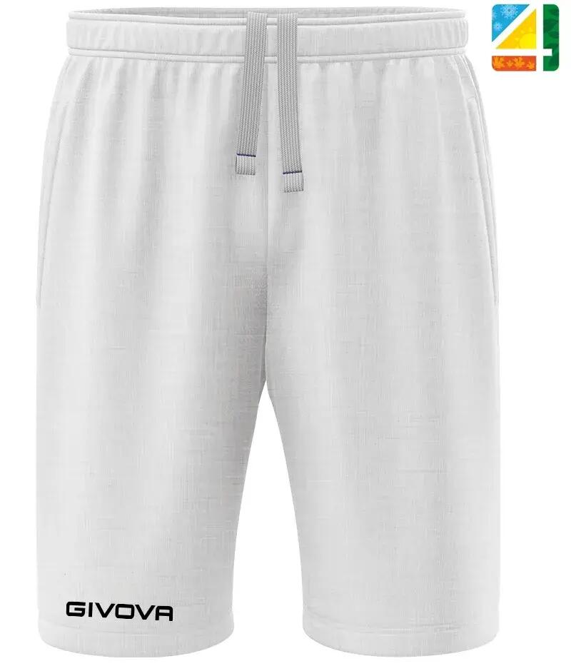 Sportowe Bermudy Givova Friend Białe 2xl 1/5