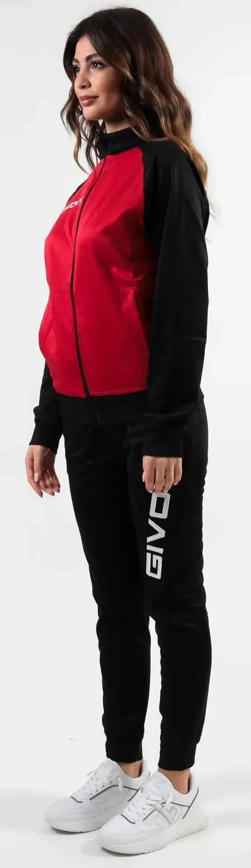 Completo sportivo Givova Cuba Rosso-nero 4/7