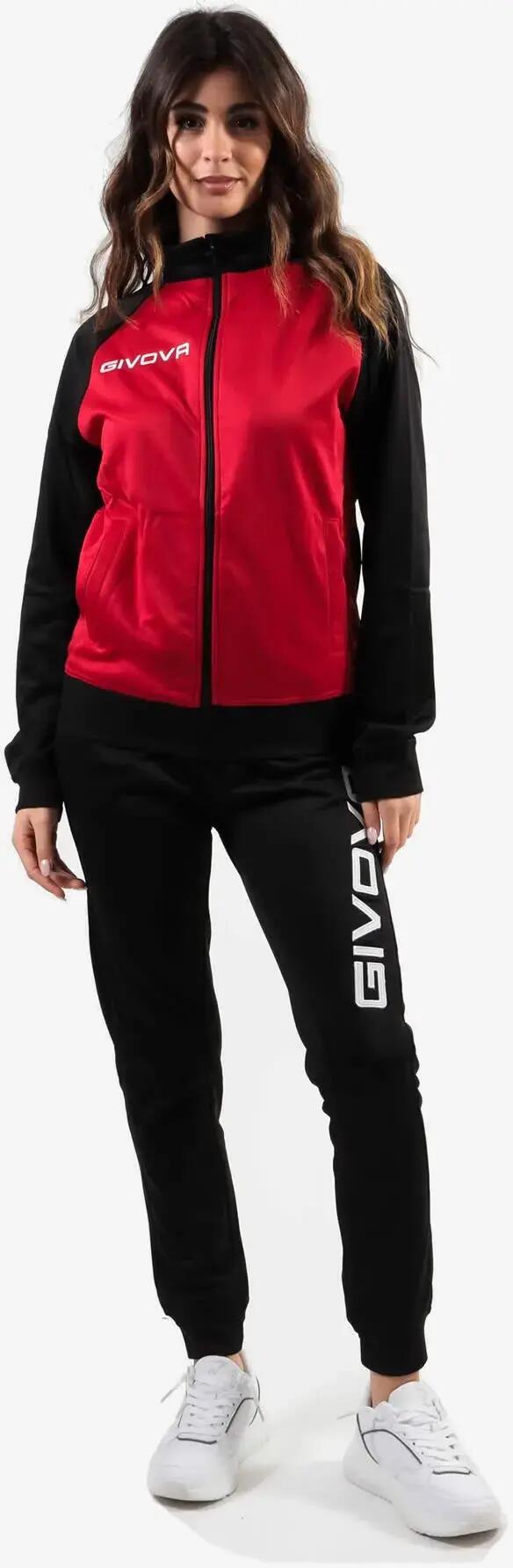 Completo sportivo Givova Cuba Rosso-nero 3/7