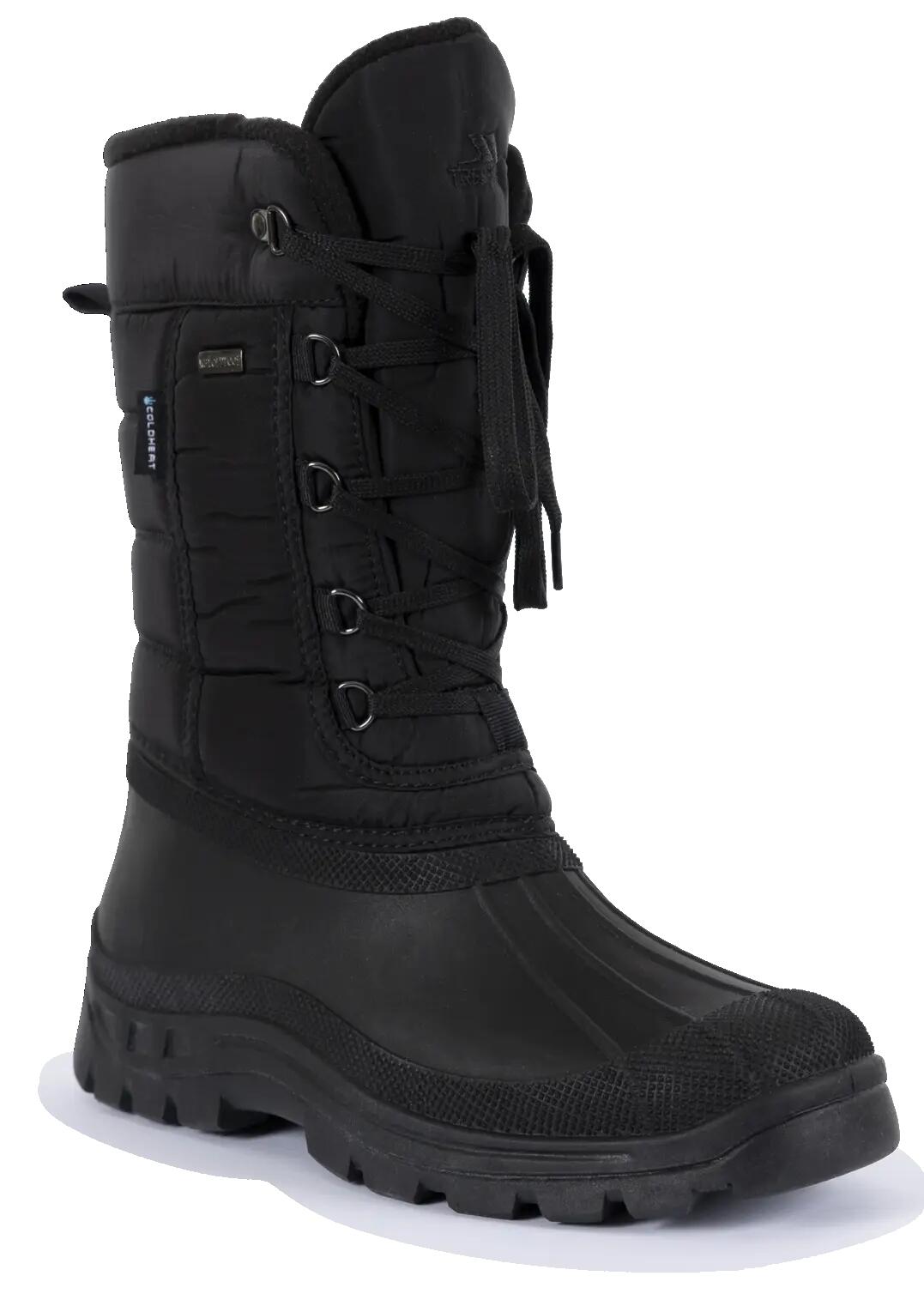 TrespassStraiton II Mens Waterproof Snow Boots Longer Length Insulated Shoes 1/5