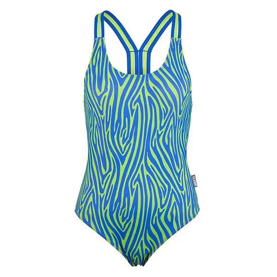 Beco Zebra Vibes-badpak | B-cup | Blauw/groen