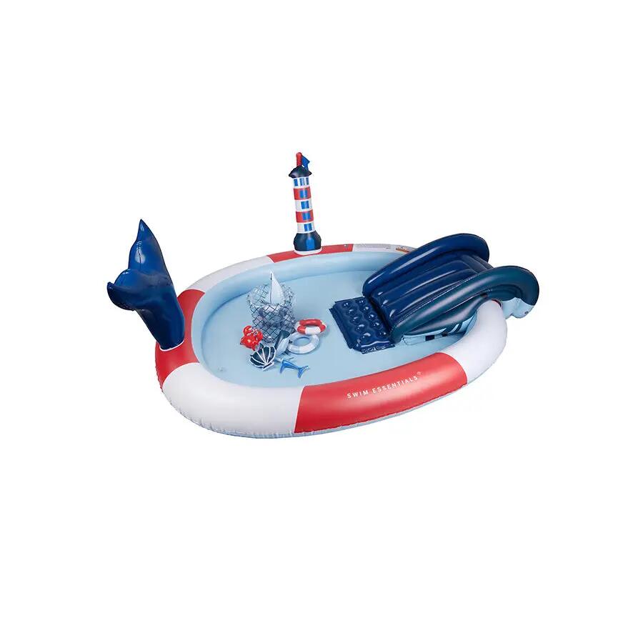 Swim Essentials piscine gonflable baleine 210 cm plaisir aquatique 1/7