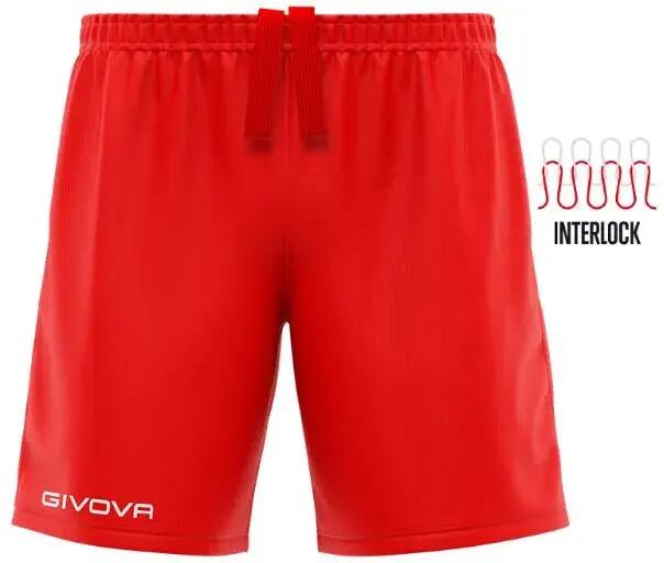Pantaloni scurti sport Givova Short Capo Red