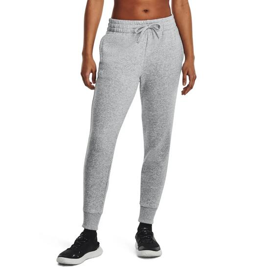 Dresy Damskie Under Armour Rival Fleece Jogger Szaro-Szare