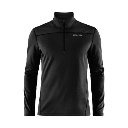 Maillot Manches Longues 1/2 Zip Craft Core Gain Noir Homme