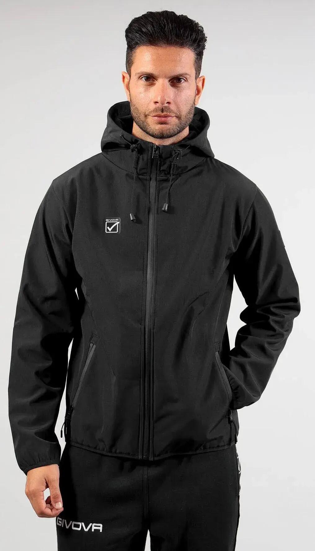 Unisex softshelljas Givova jas zwart 2/7