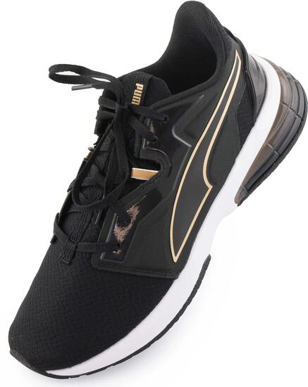 Damessportschoenen Puma Wms Lvl-up Xt Moto Urban Zwart Wit Zwart