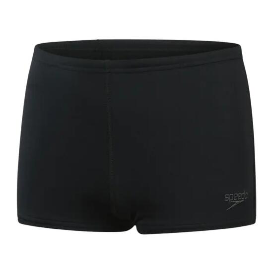 Short De Bain Uni ECO Garçon (Noir)