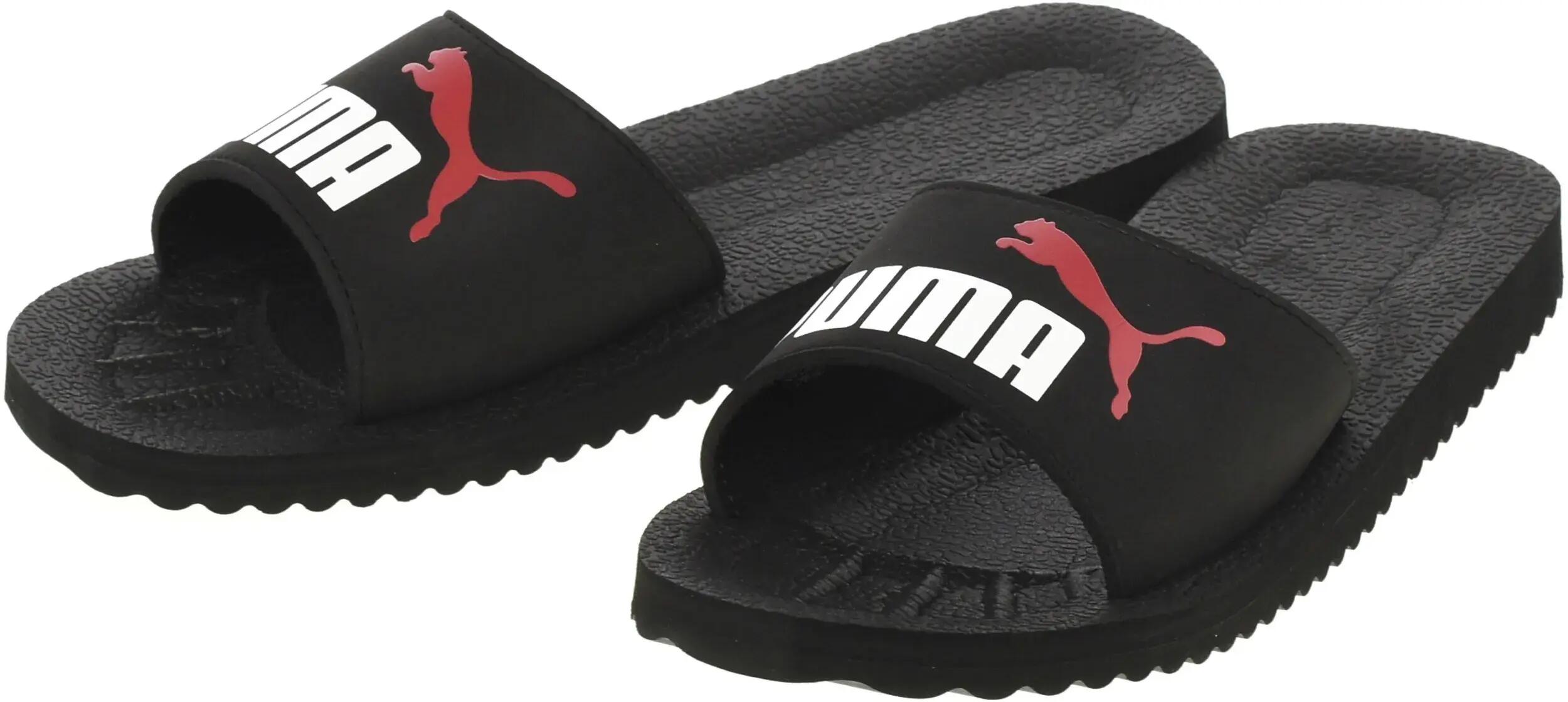 Puma Purecat Slide Zwart-witte Slippers 39 2/6