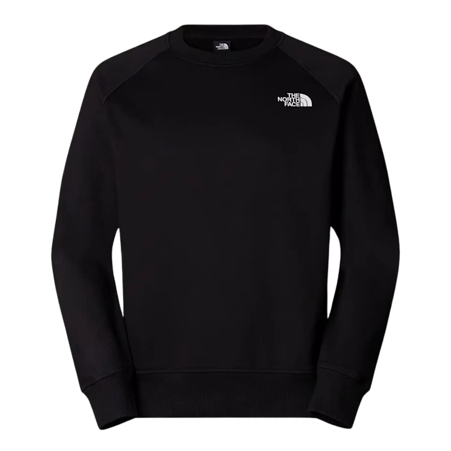 MEN'S Sweatshirt M RAGLAN BOX NSE CREW SCHWARZ 1/7