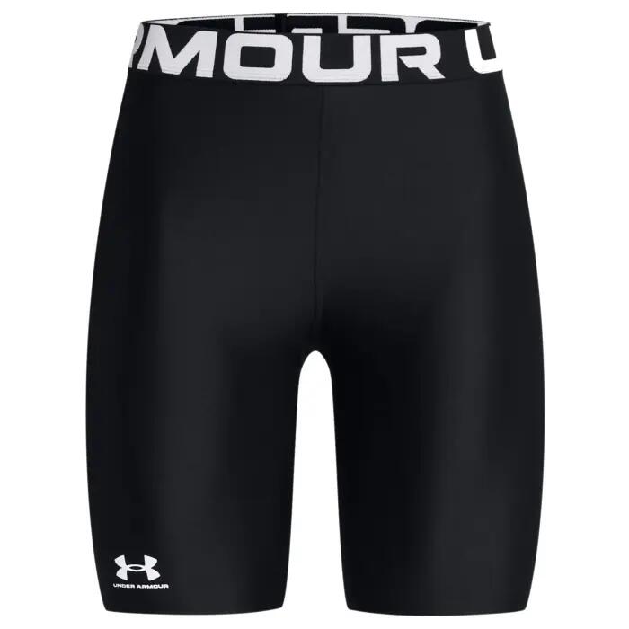 Damen Langer Heatgear® Radshort Under Armour Schwarz 1/7