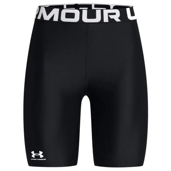 Short long Under Armour HeatGear® Cycliste pour femme Noir