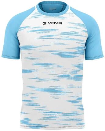 Givova Pixel T-shirt de sport bleu-jaune