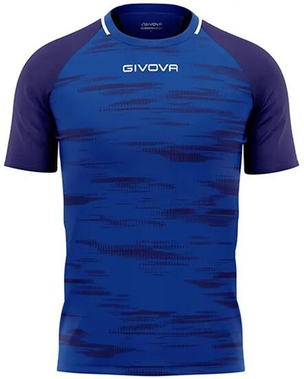 T-shirt de sport Givova Pixel Bleu roi