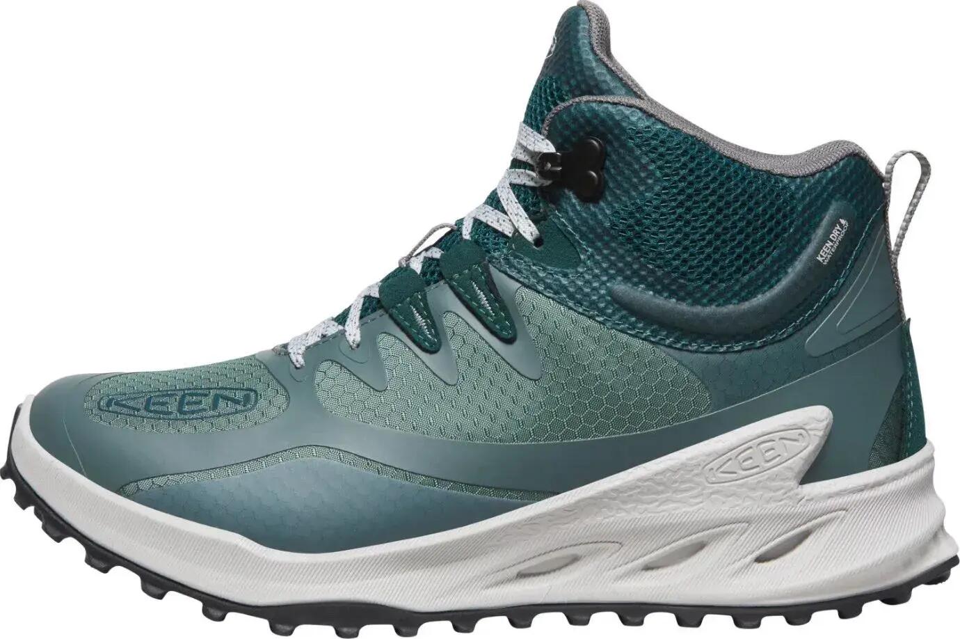 Damesschoenen Keen Wmns Zionic Mid Wp Dark Forest/Sea Moss Blue 2/6