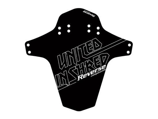 Reverse Mudfender United In Shred Schwarz-Weiß