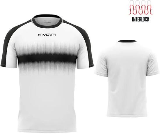 T-shirt uomo givova bianco/nero