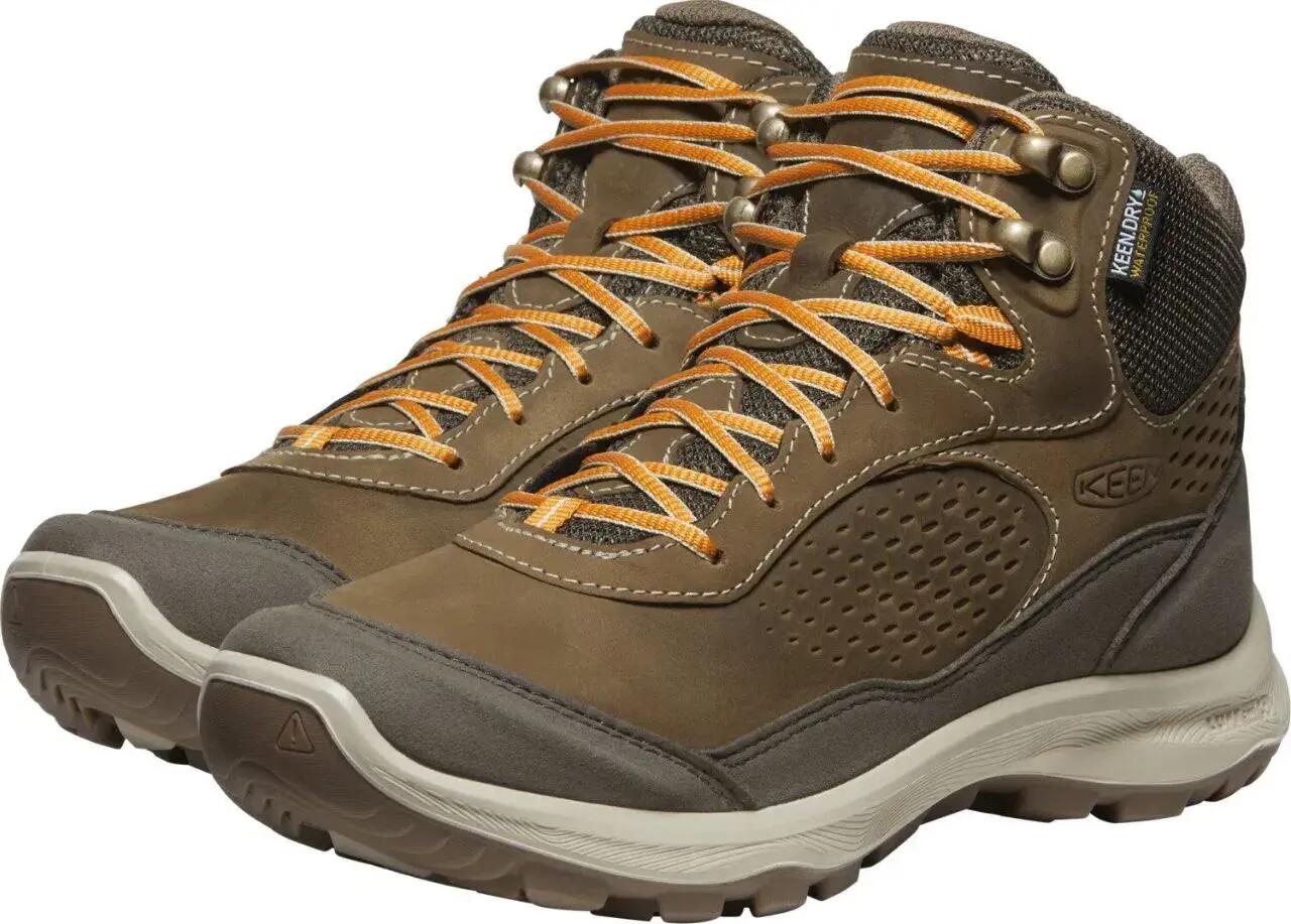 Leren damesschoenen Keen Wmns Terradora Explorer Mid Wp Canteen/curry bruin 5/7