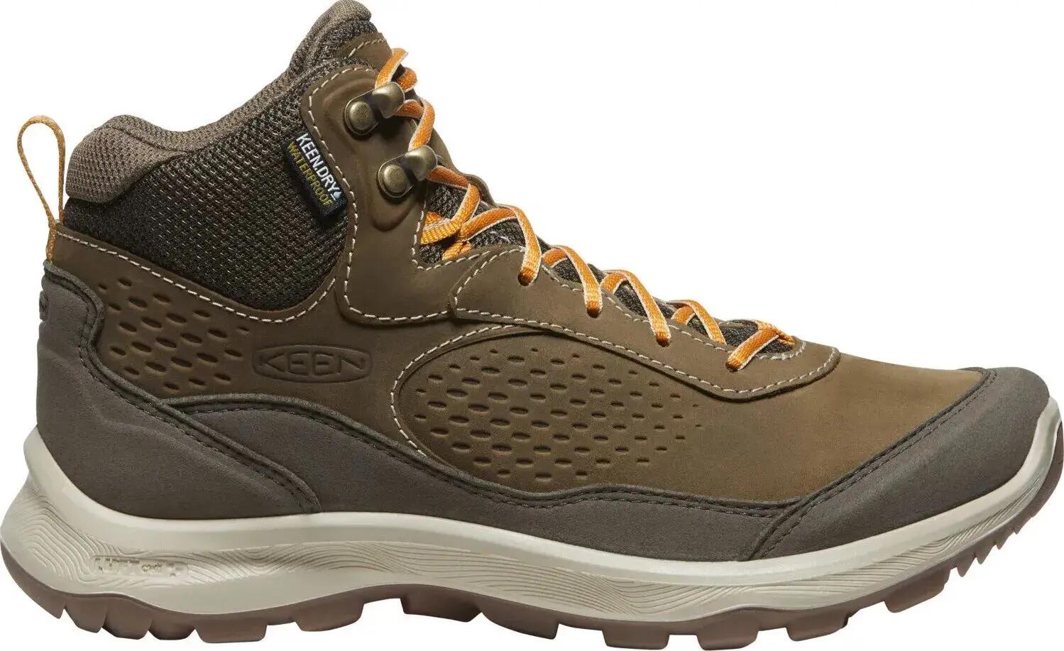 Leren damesschoenen Keen Wmns Terradora Explorer Mid Wp Canteen/curry bruin 3/7