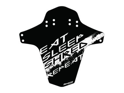 Reverse Mudfender Eat Sleep Shred Repeat Schwarz-Weiß
