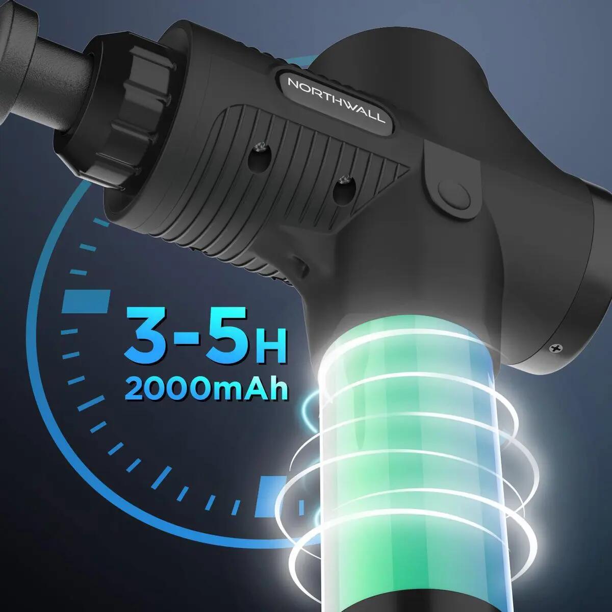 Massage Gun Elite met Infrarode Massagekop - Professioneel Massage Pistool 5/8
