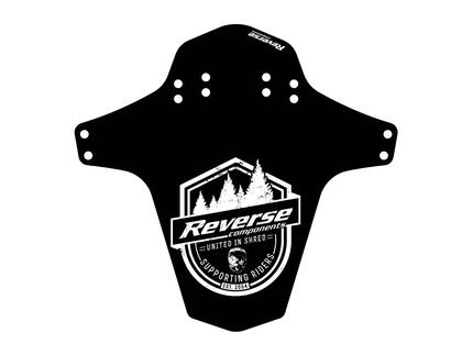 Reverse Mudfender unterstützende Fahrer Schwarz-Weiß
