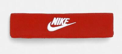 Nike classic hoofdband breed terry university rood rood