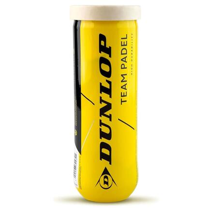 Pack de 3 balles Dunlop Team Padel D Pb multicolores