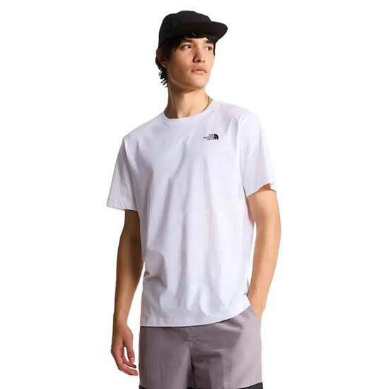 t-shirt crop top M EVOLUTION SIMPLE DOME REGULAR SHORT SL HOMME blanc