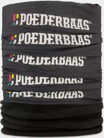 Cache-cou d'hiver Poederbaas Neckwarmer Noir 02 Noir