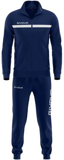 Sportpak Givova Tuta One Full Zip Blauw 2xl