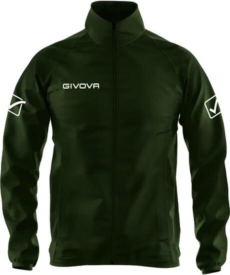Kurtka sportowa Givova Basico Green Militare Green 2xl
