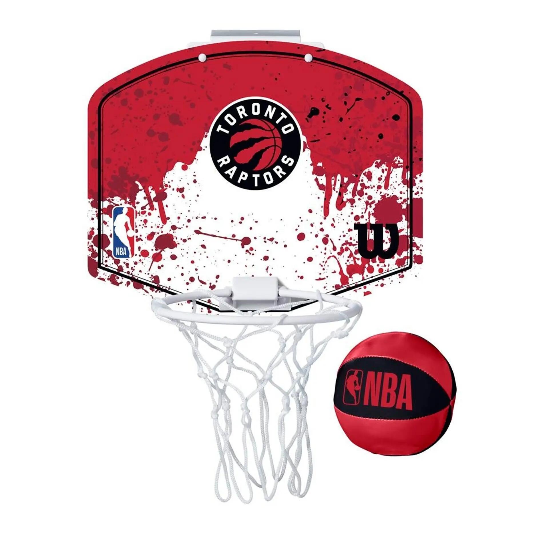 Wilson Nba Team Mini Hoop Raptors Multicolor - Imagine 1