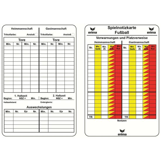 Erima Match Record Pads Fußball Weiß