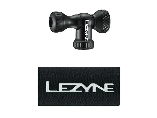 Lezyne Co2 Pump Head Control Drive Cnc Gloss Black