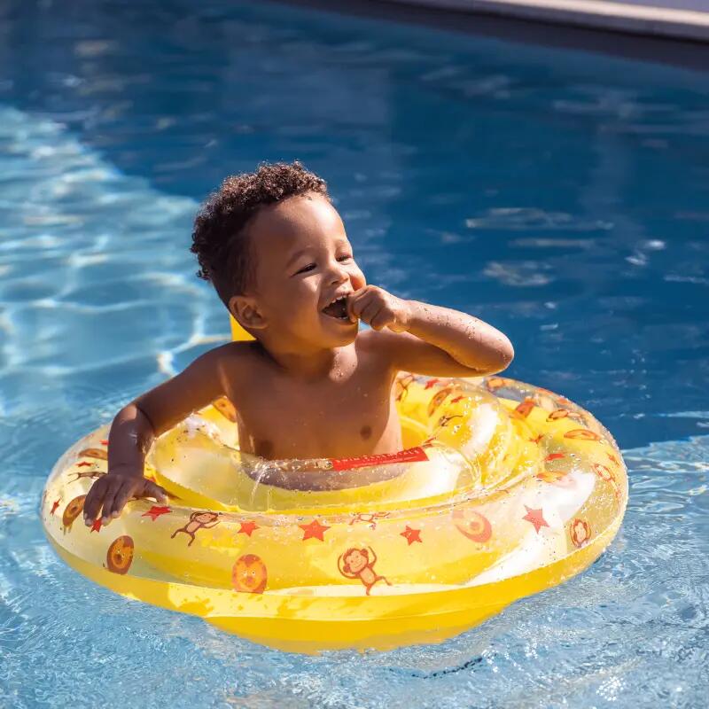 Swim Essentials Baby Float - Yellow - Circus - 0/1 Years 4/7