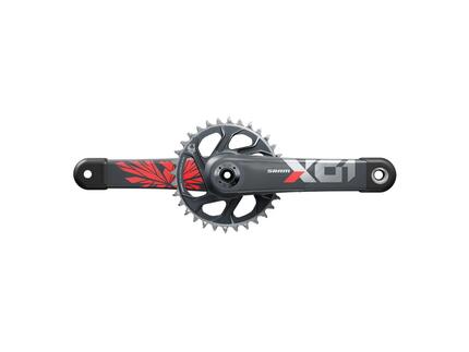 Sram X01 Eagle Dub Crankset Red
